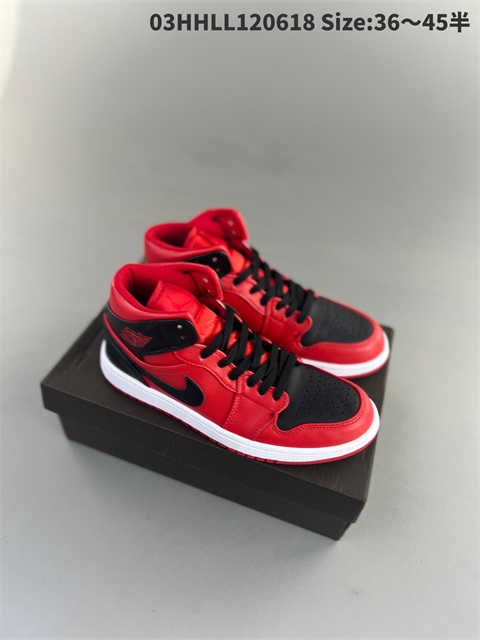 women air jordan 1 shoes H 2023-10-26-325